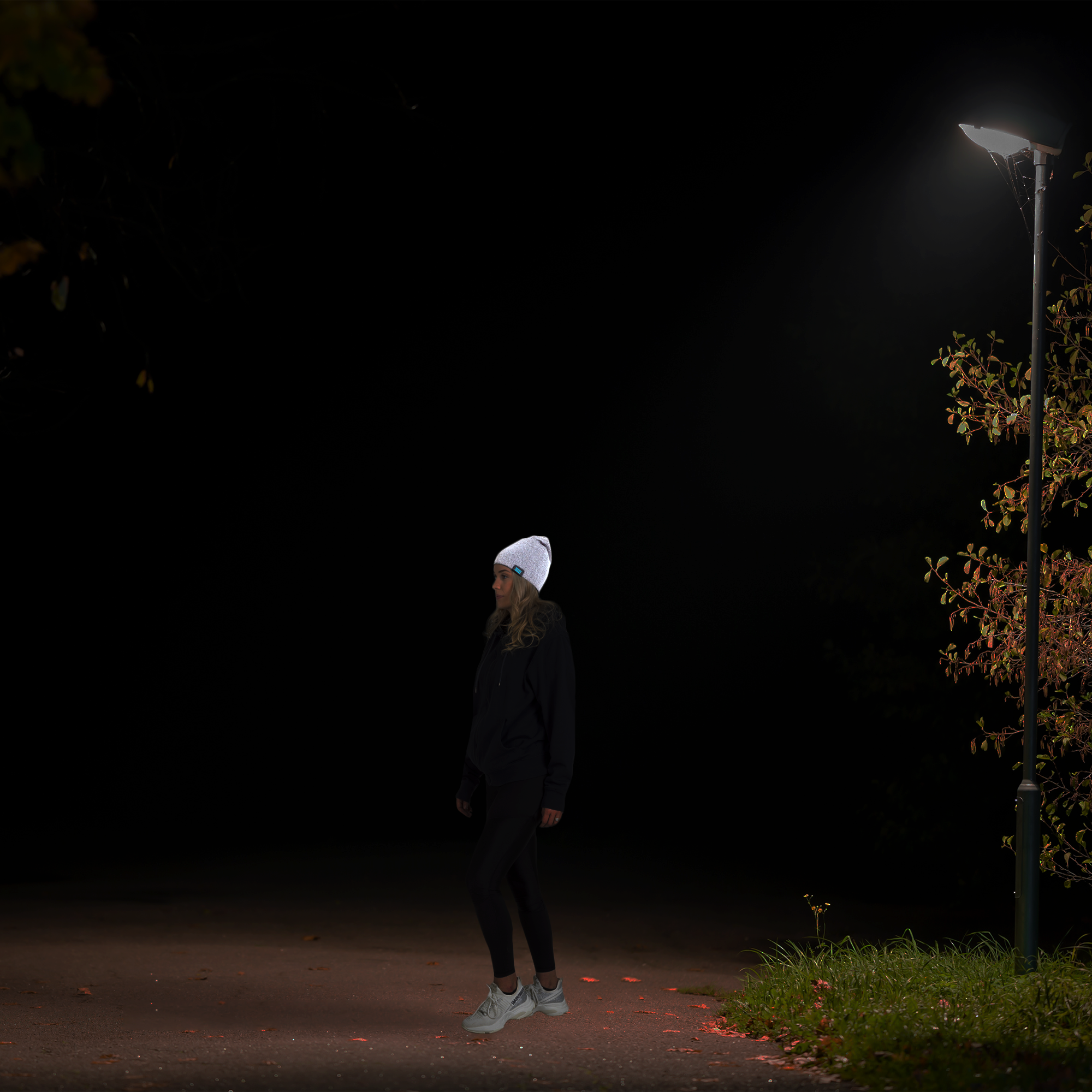 atlas copco reflective beanie