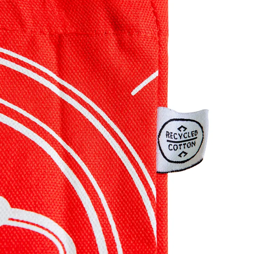 recycled cotton label