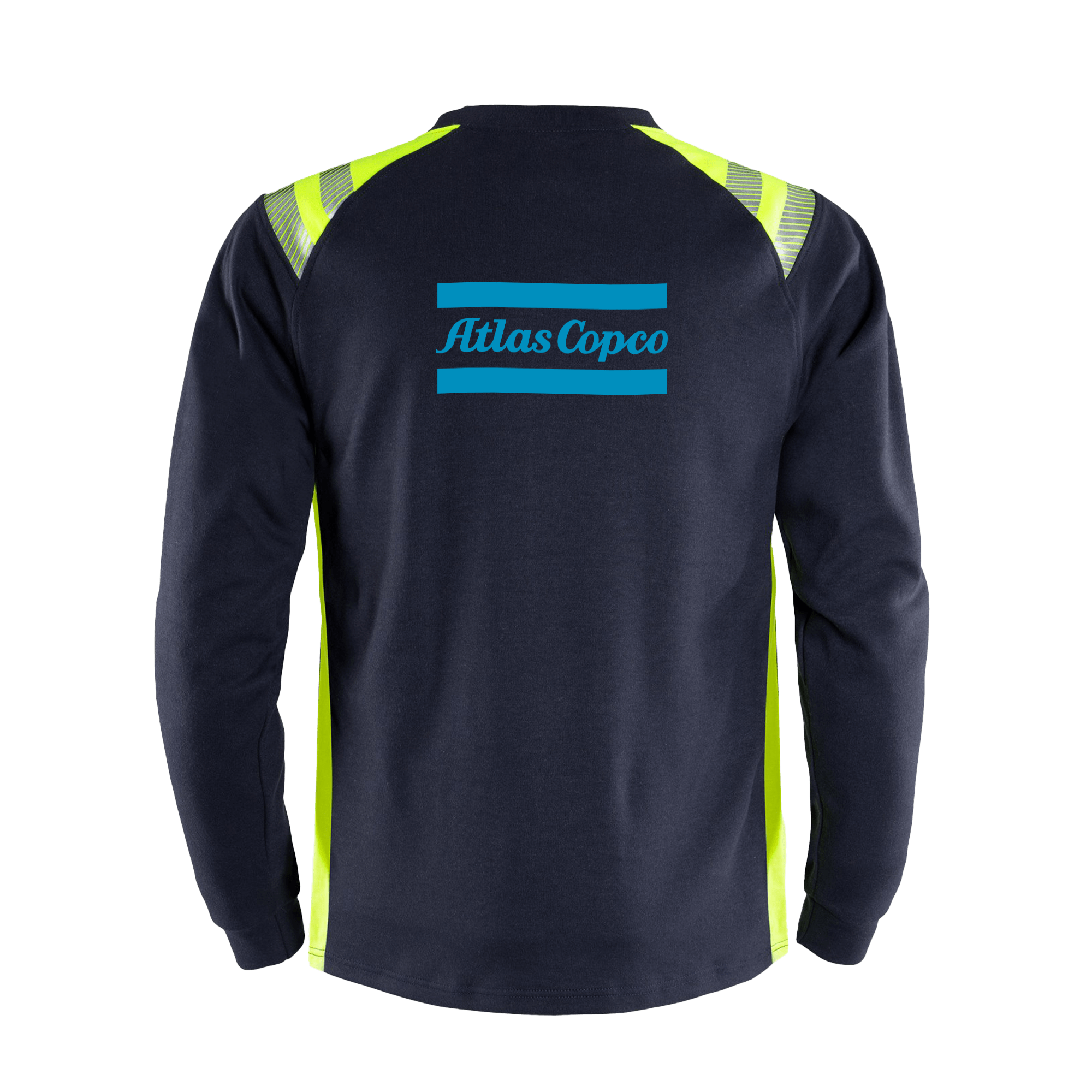 Long sleeve tshirt in blue and reflective details