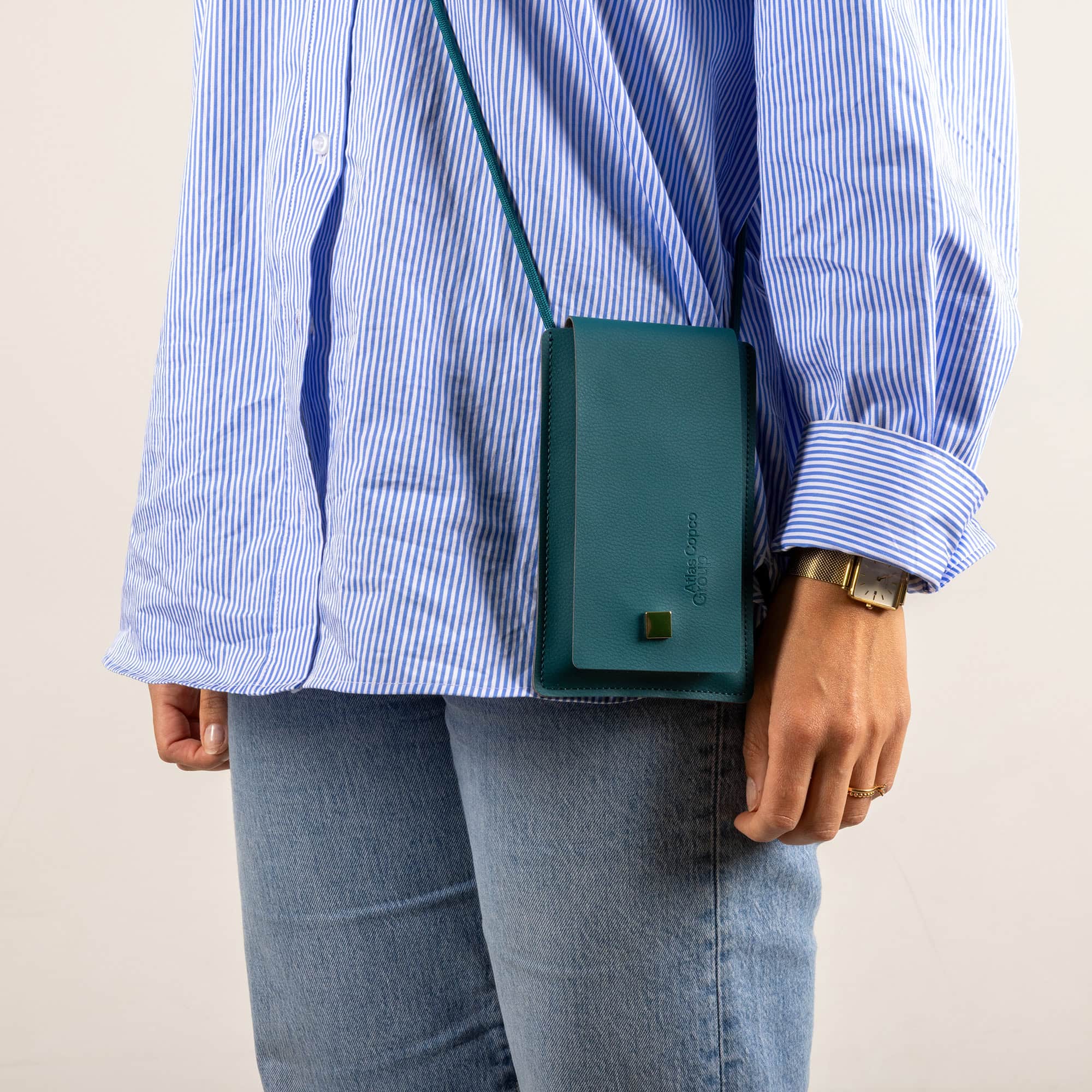 teal pouch