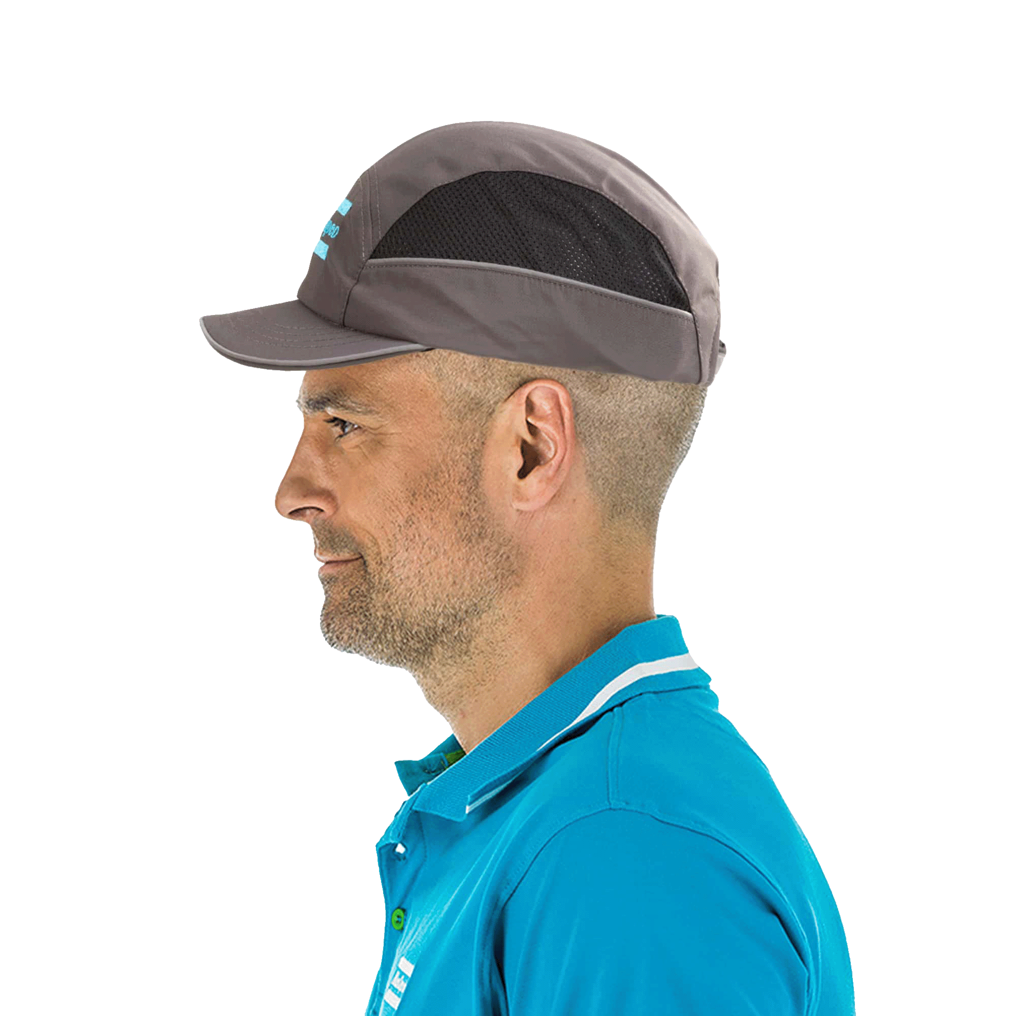 side of Bump cap with atlas copco logo