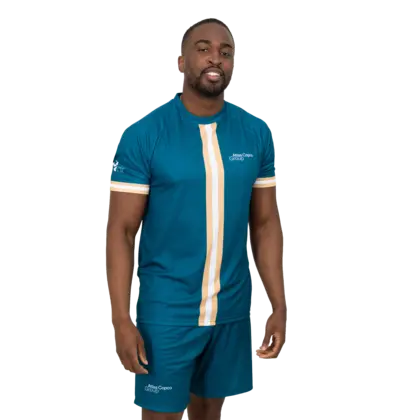 soccer jersey clothes with atlas copco group logo front