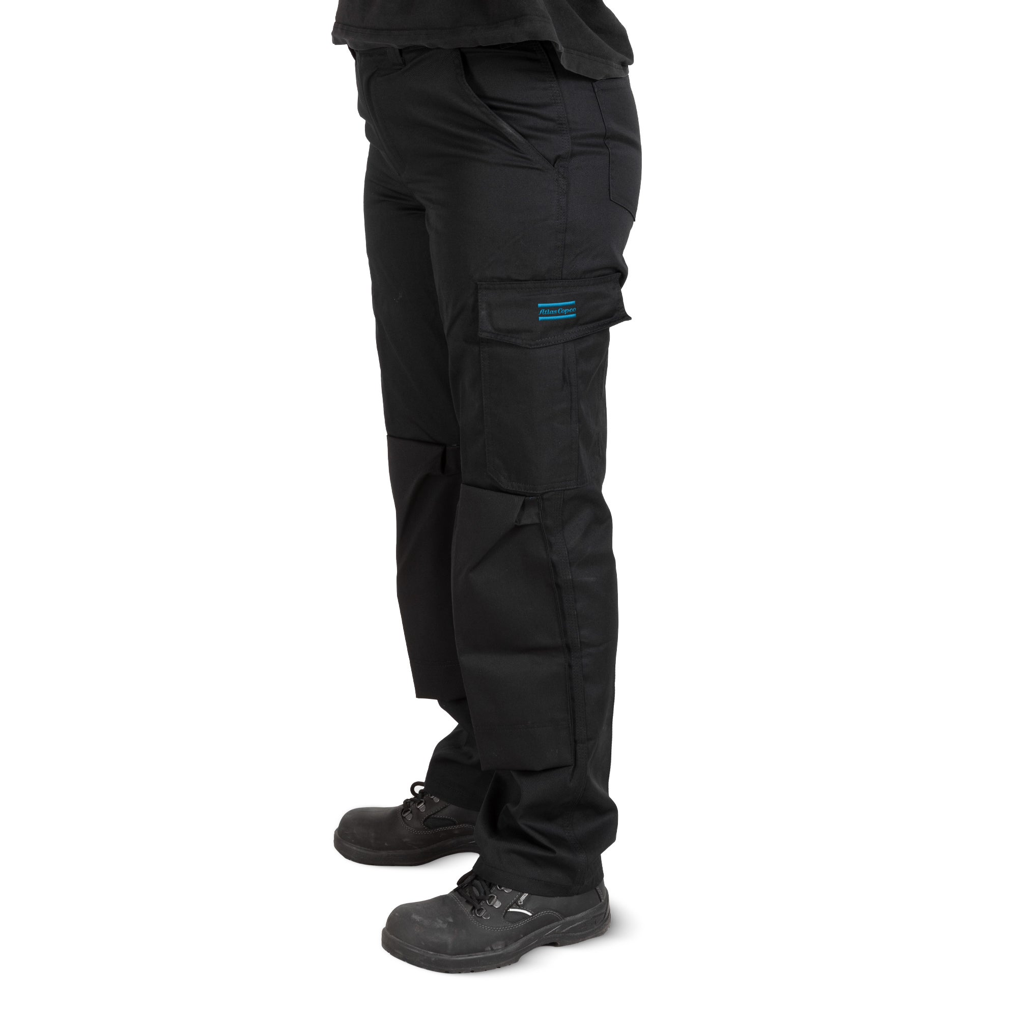 black heavy work pants