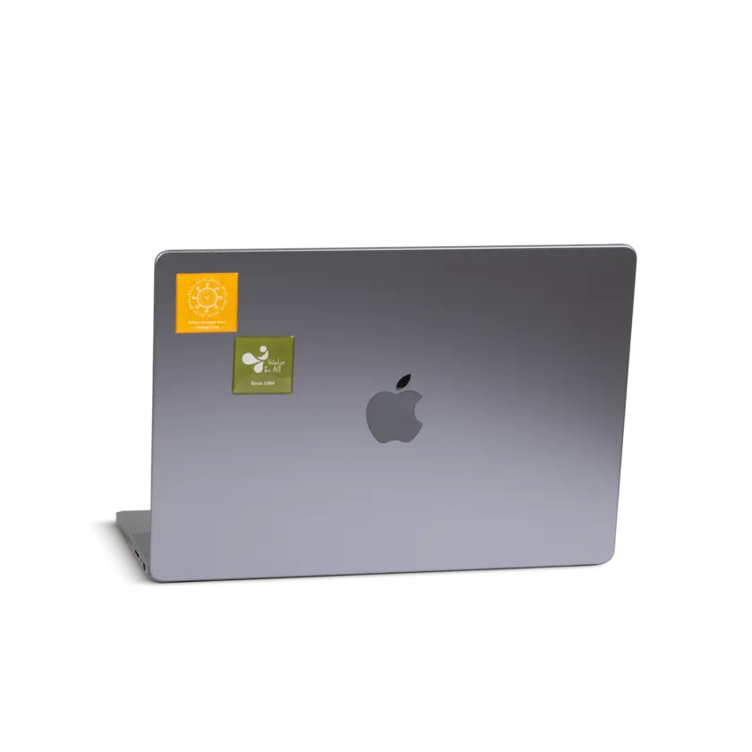 epoxy stickers with water for all logo on computer