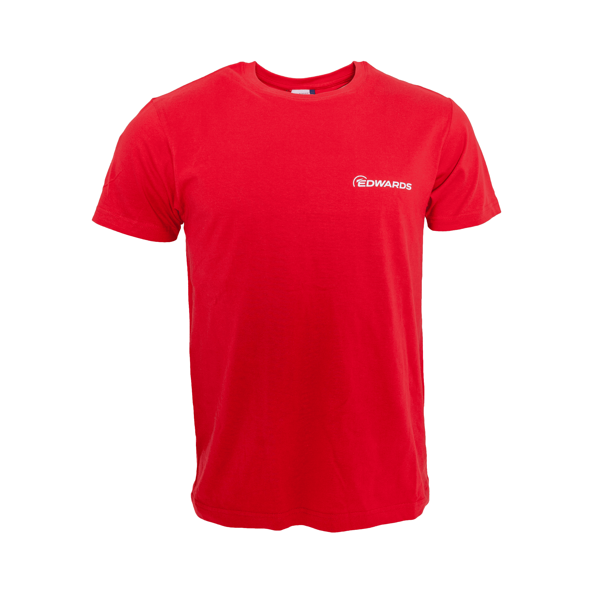 red edwards tshirt with white logo
