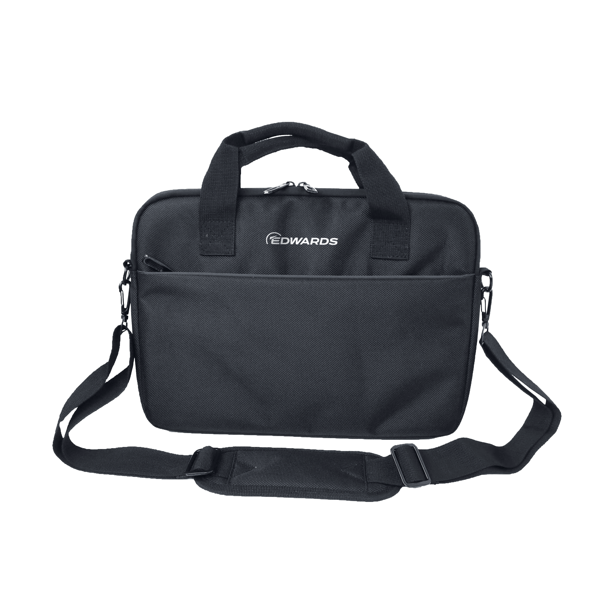 Laptop bag with white logo