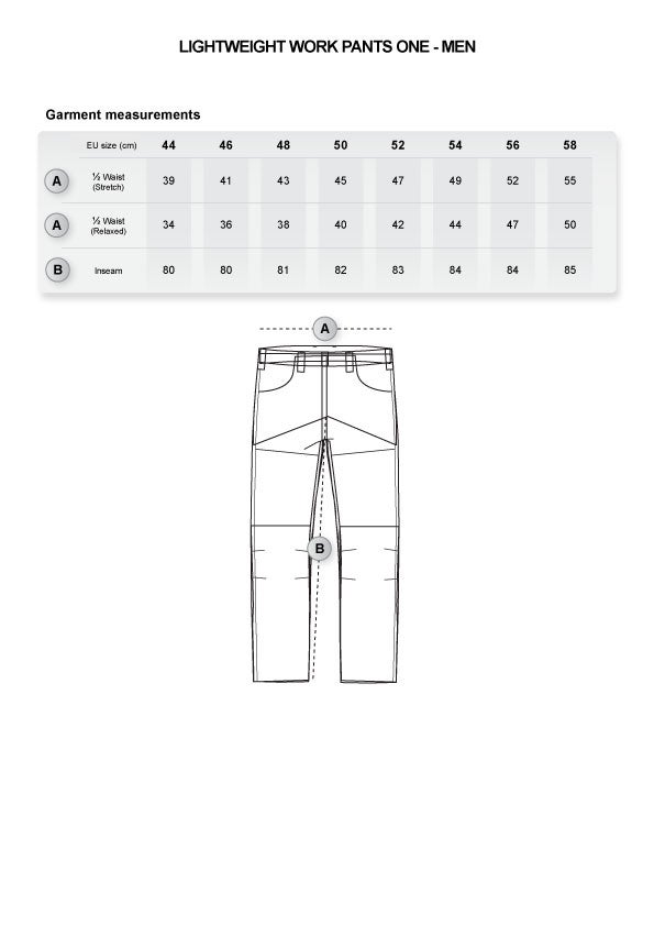 Lightweight work pants - ONE Atlas Copco Profilestore