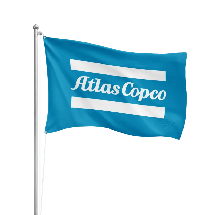 Atlas Copco flag