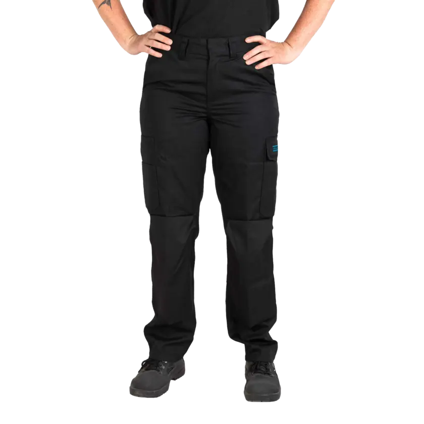 black heavy work pants
