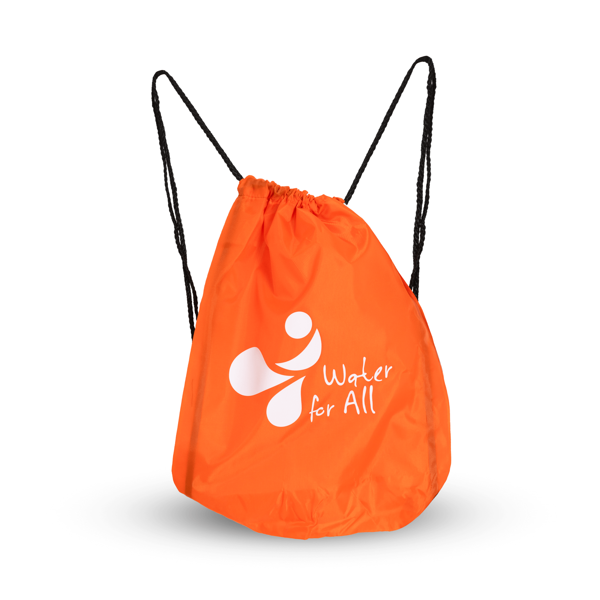 gym bag with water for all logo