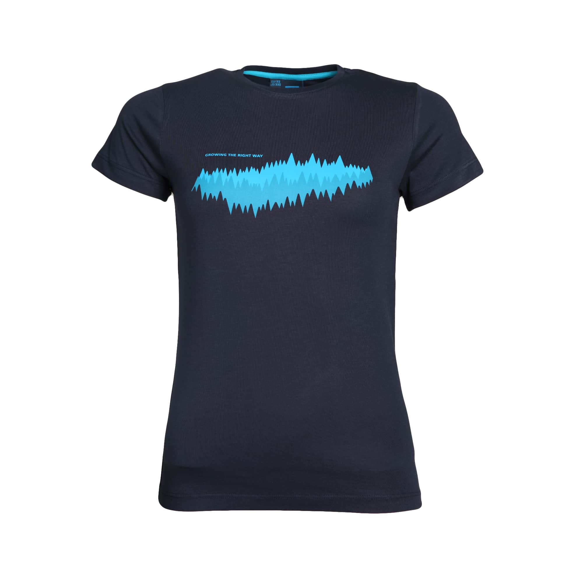 navy tshirt with gtrw pattern