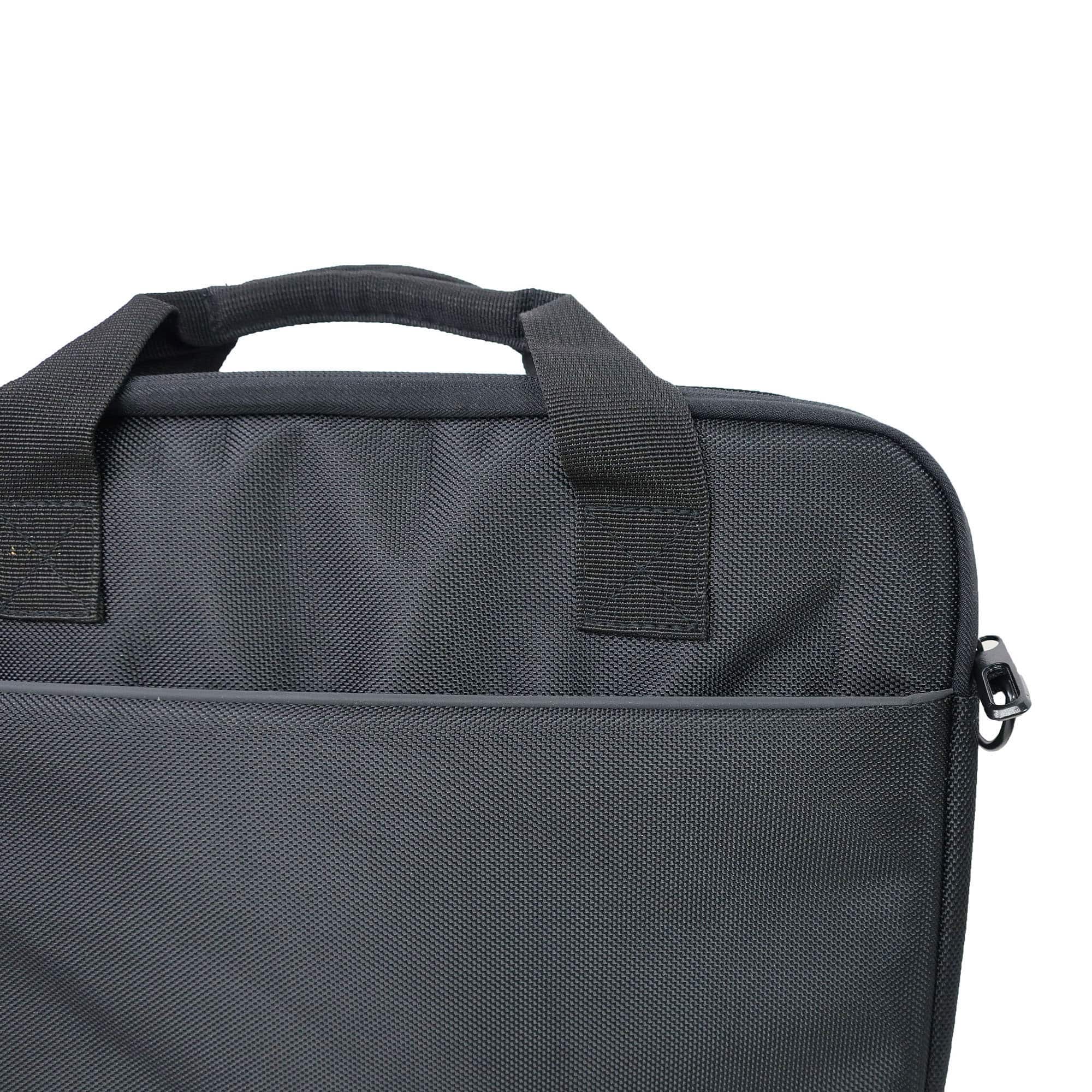 Laptop bag with white logo