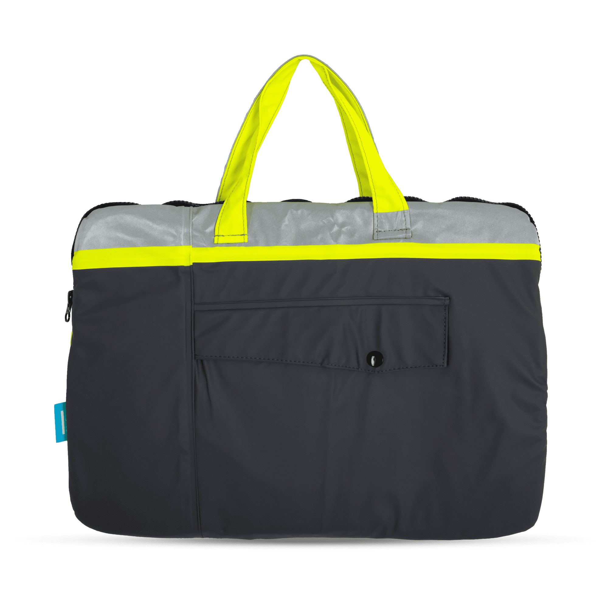 high vis recycled laptop bag