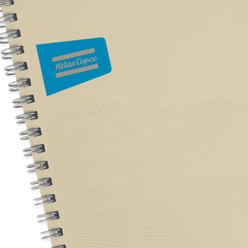 striped pages and calendar top