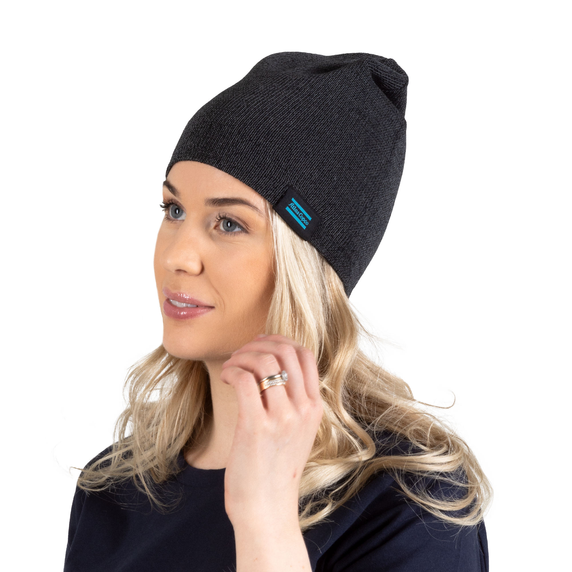 atlas copco reflective beanie